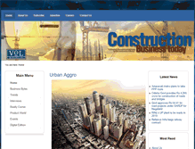 Tablet Screenshot of constructionbusinesstoday.net